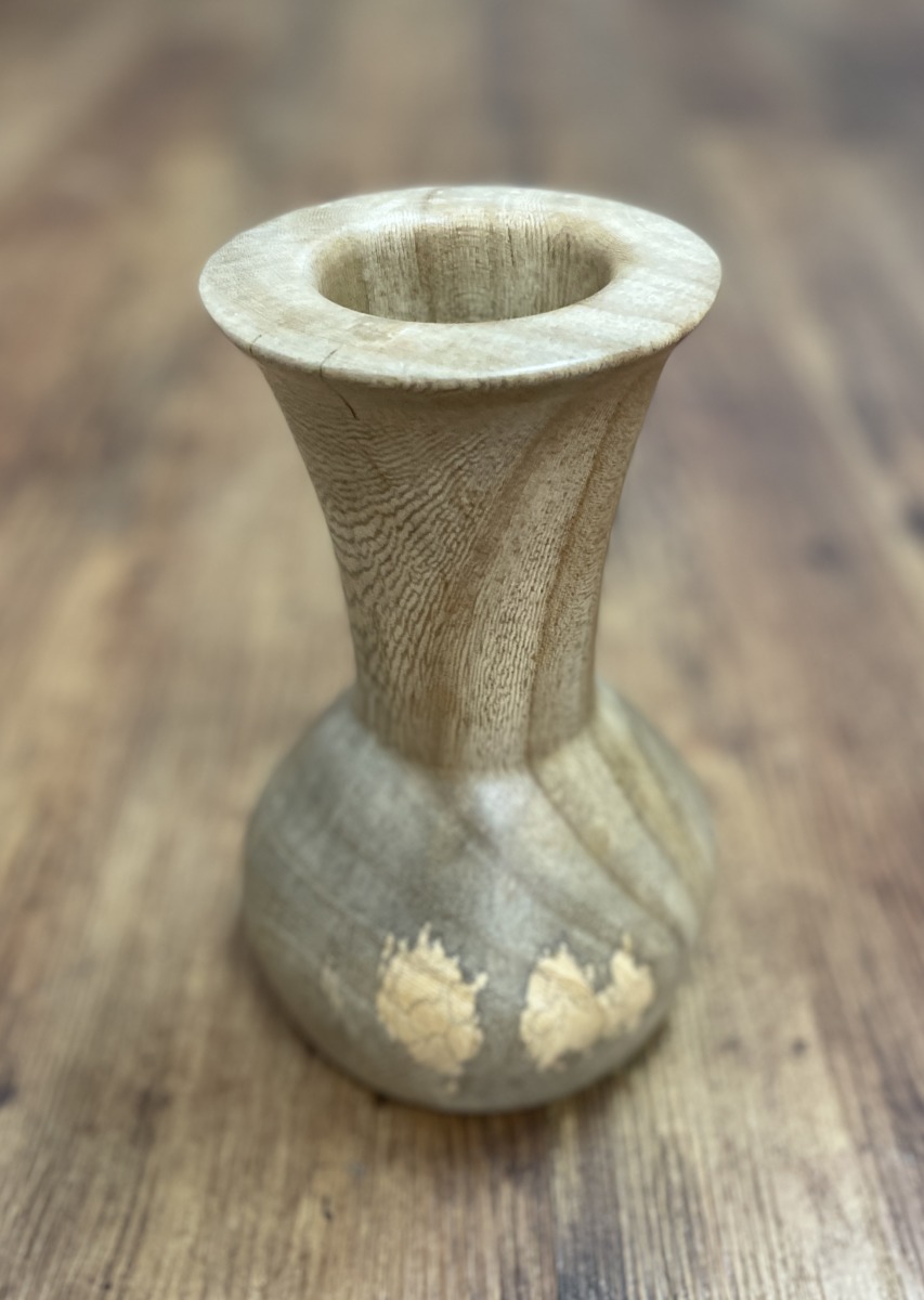 Hand Turned Camphor Laurel Vase - Image 2