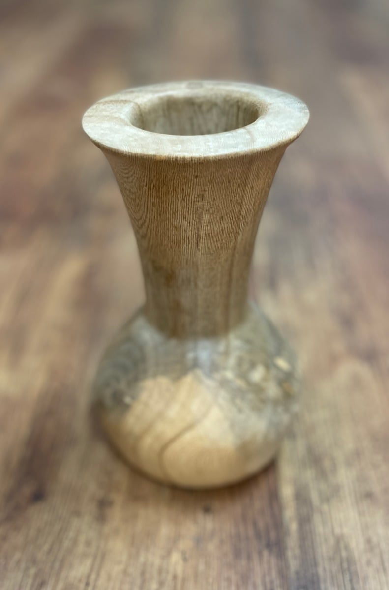 Hand Turned Camphor Laurel Vase - Image 3
