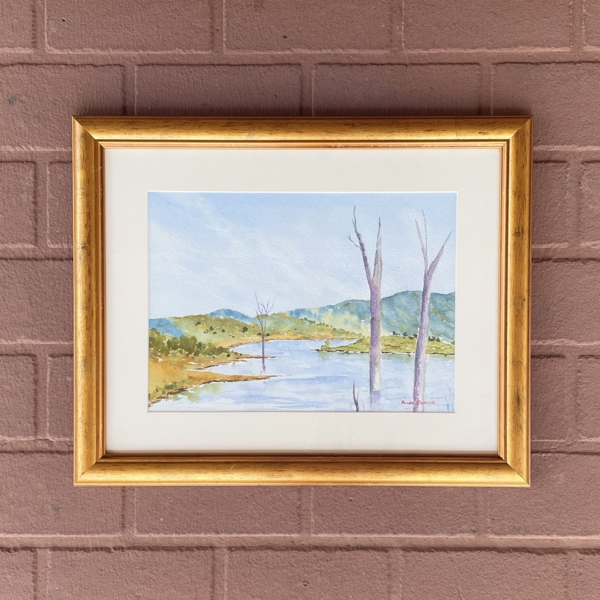 "TOWARDS HAZELDEAN" ~ Original Watercolour Painting by Allan English - Image 3