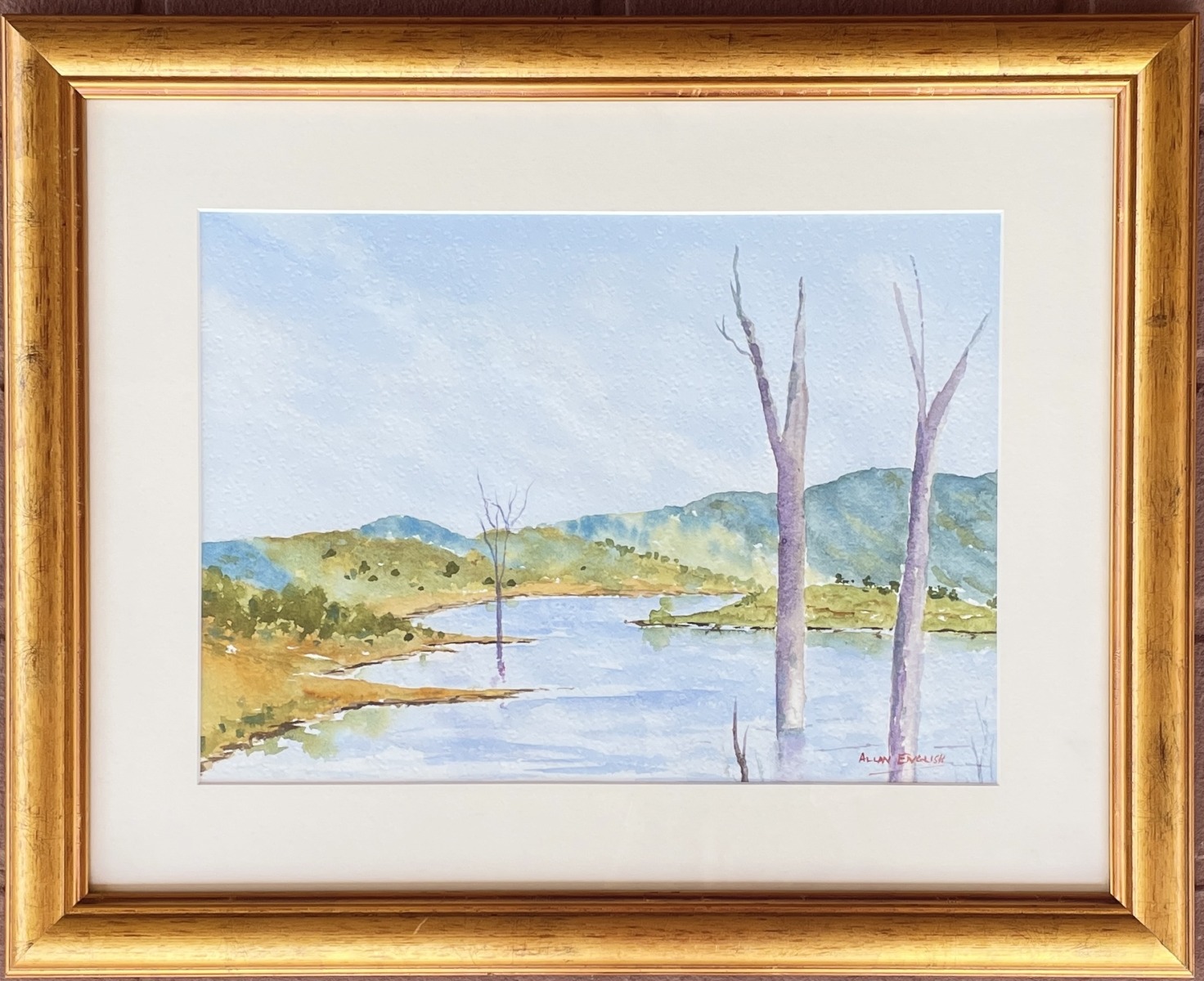 "TOWARDS HAZELDEAN" ~ Original Watercolour Painting by Allan English - Image 2