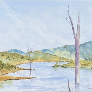 "TOWARDS HAZELDEAN" ~ Original Watercolour Painting by Allan English