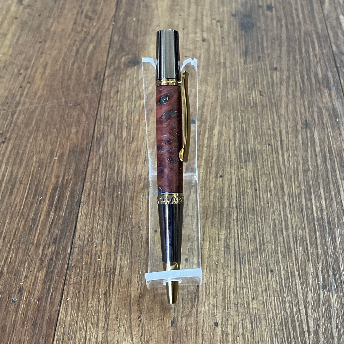"RED GUM BURL PEN" ~ Turned Timber by Stephen Youngberry
