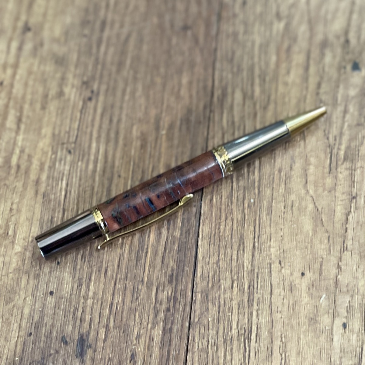 "RED GUM BURL PEN" ~ Turned Timber by Stephen Youngberry - Image 7
