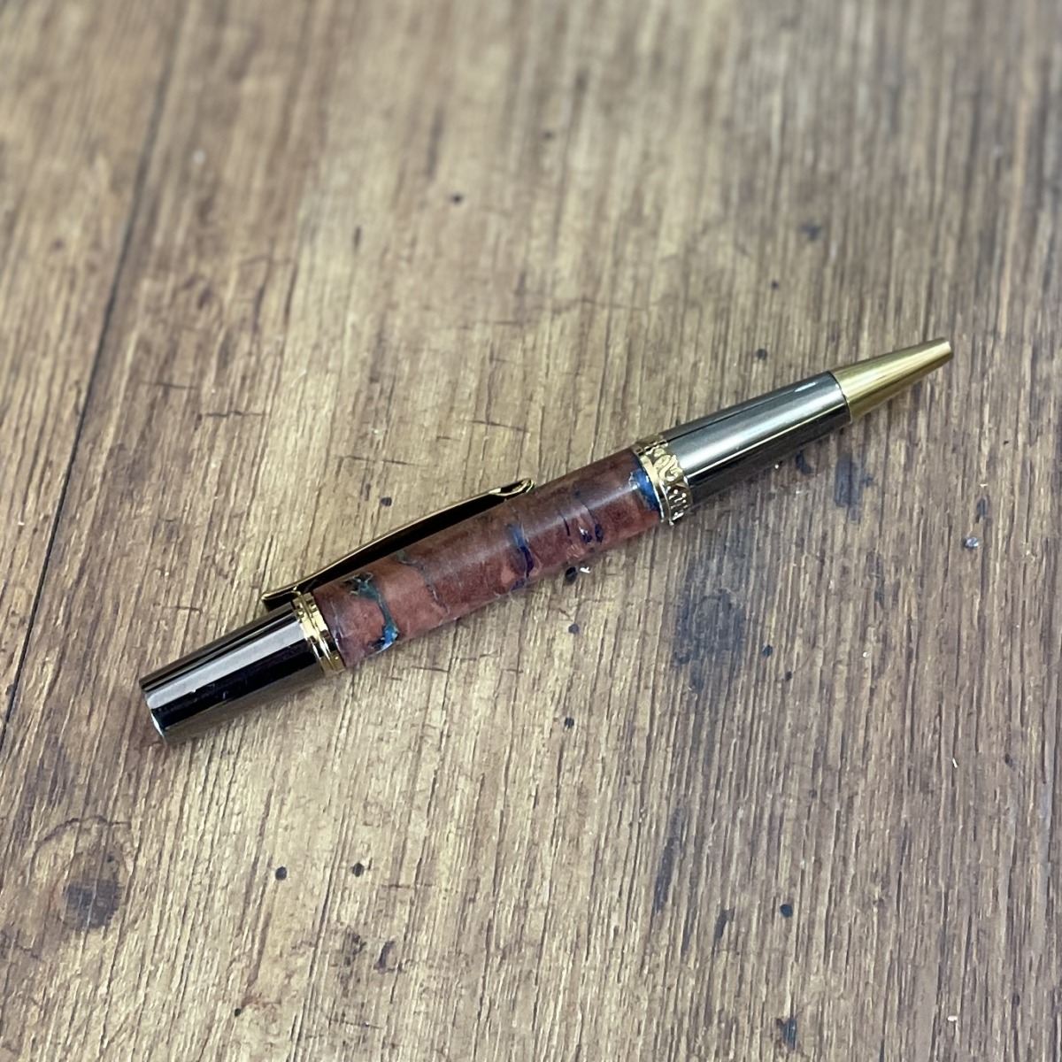 "RED GUM BURL PEN" ~ Turned Timber by Stephen Youngberry - Image 6