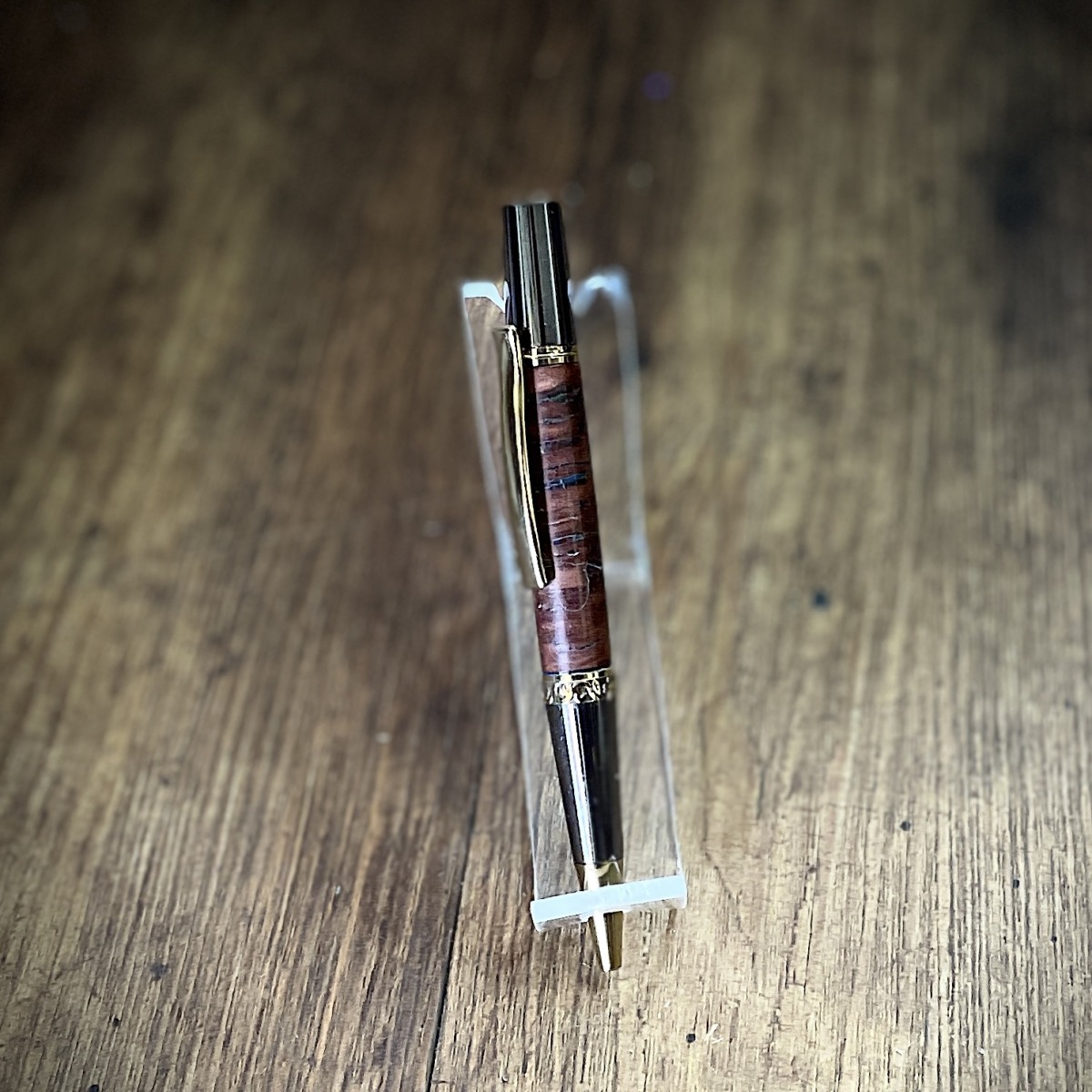 "RED GUM BURL PEN" ~ Turned Timber by Stephen Youngberry - Image 5