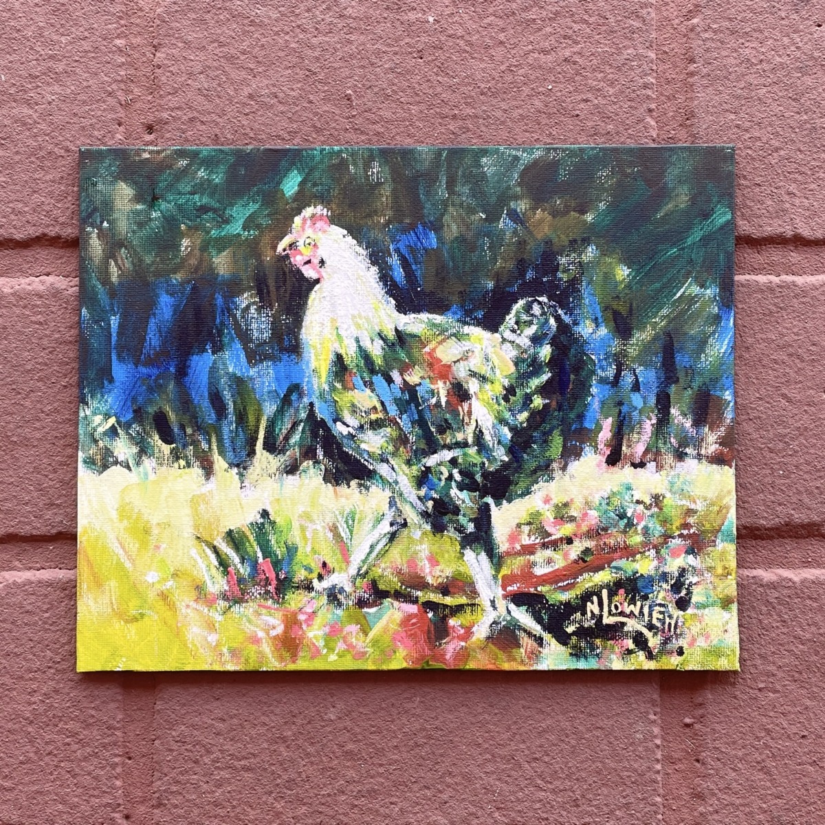 "SUNNY" ~ Original Acrylic Painting by Noela Lowien - Image 4