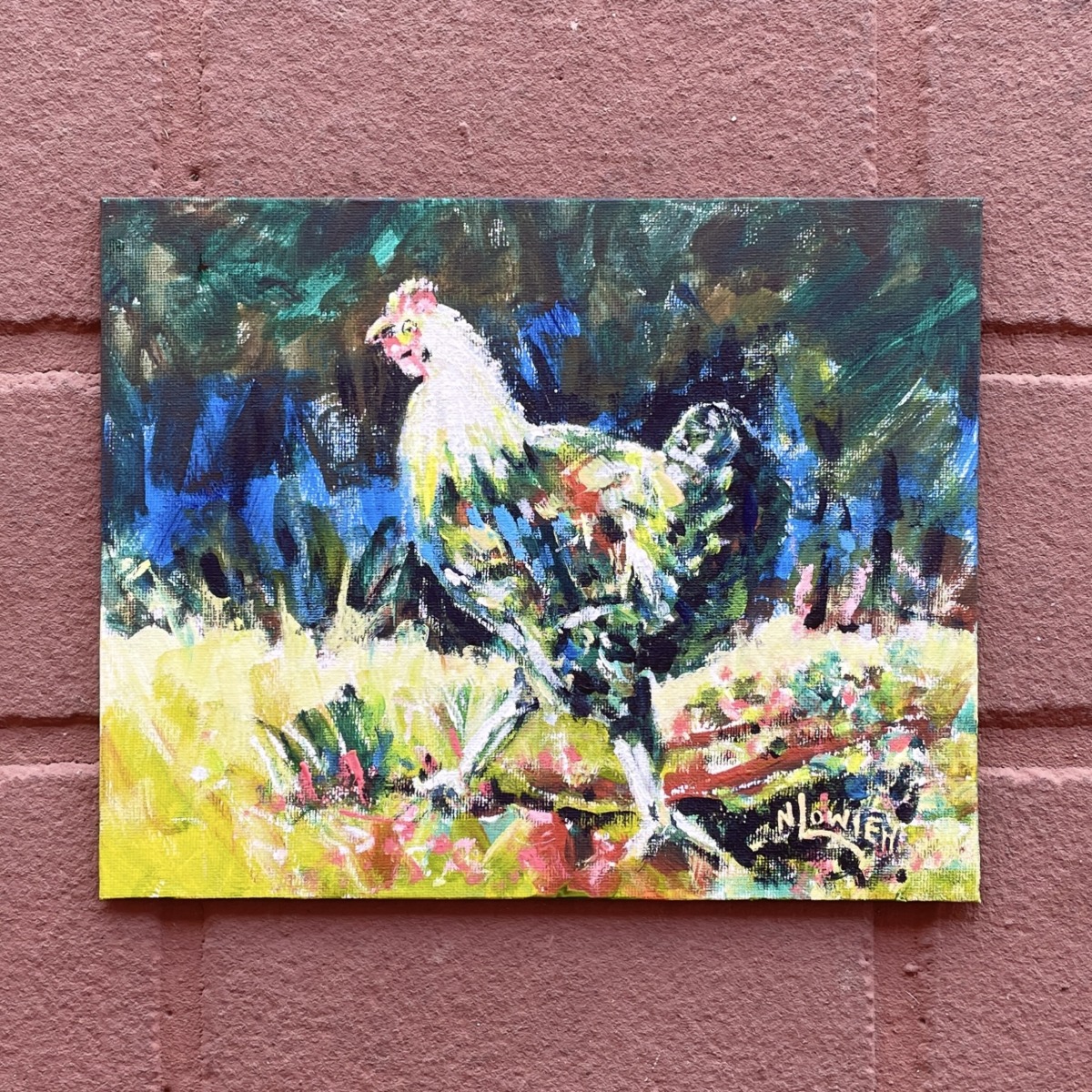 "SUNNY" ~ Original Acrylic Painting by Noela Lowien - Image 5