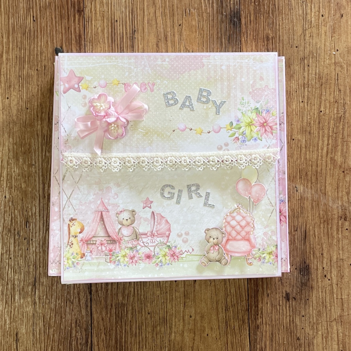 "BABY GIRL" ~ Scrapbooked Photo Album by Janet O'Connor - Image 3