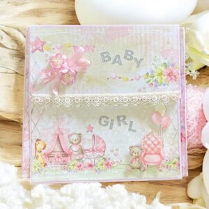 "BABY GIRL" ~ Scrapbooked Photo Album by Janet O'Connor