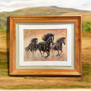 Original Acrylic Painting - "Running Wild - Running Free"
