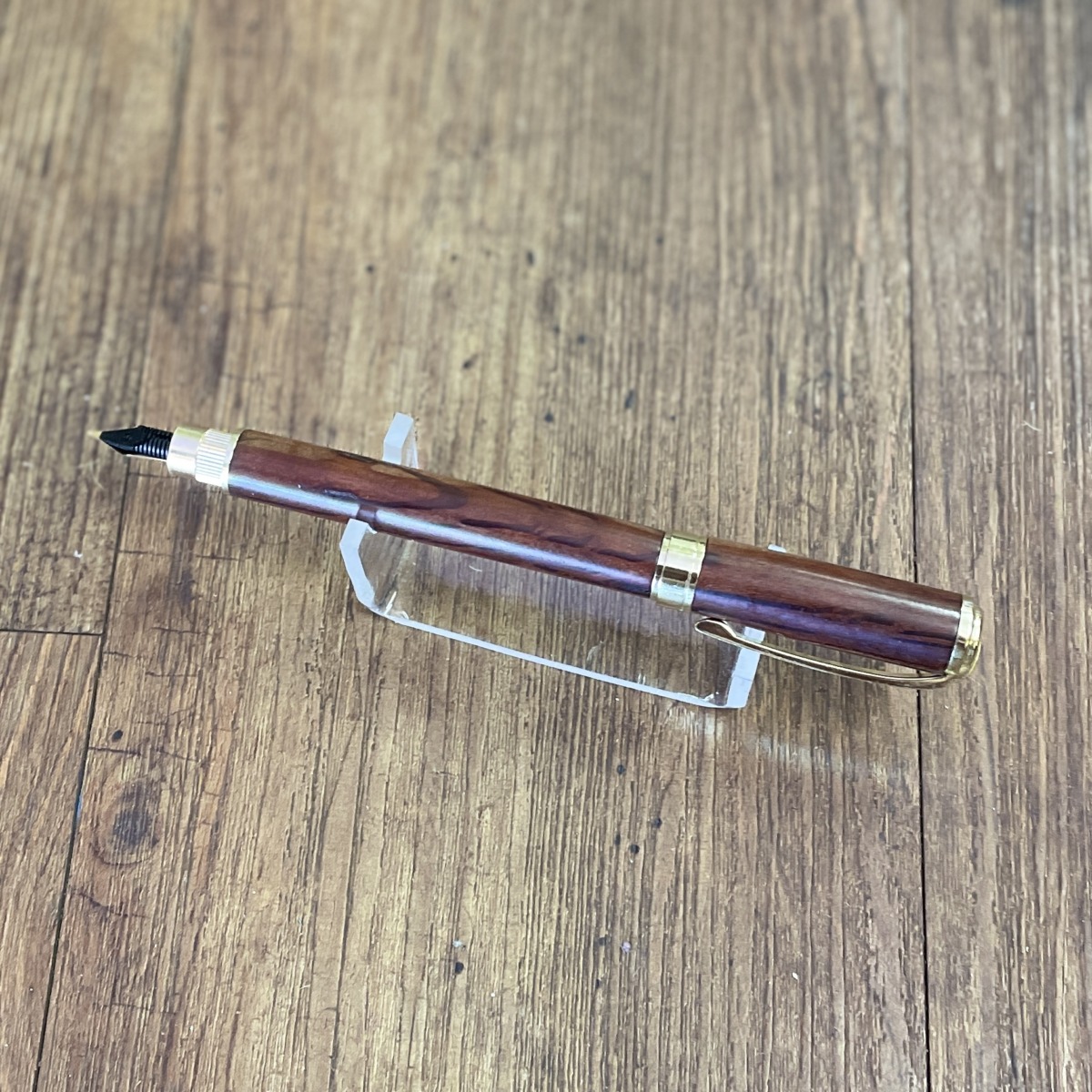 "HAIRY OAK FOUNTAIN PEN" ~ Turned Timber by Stephen Youngberry - Image 3