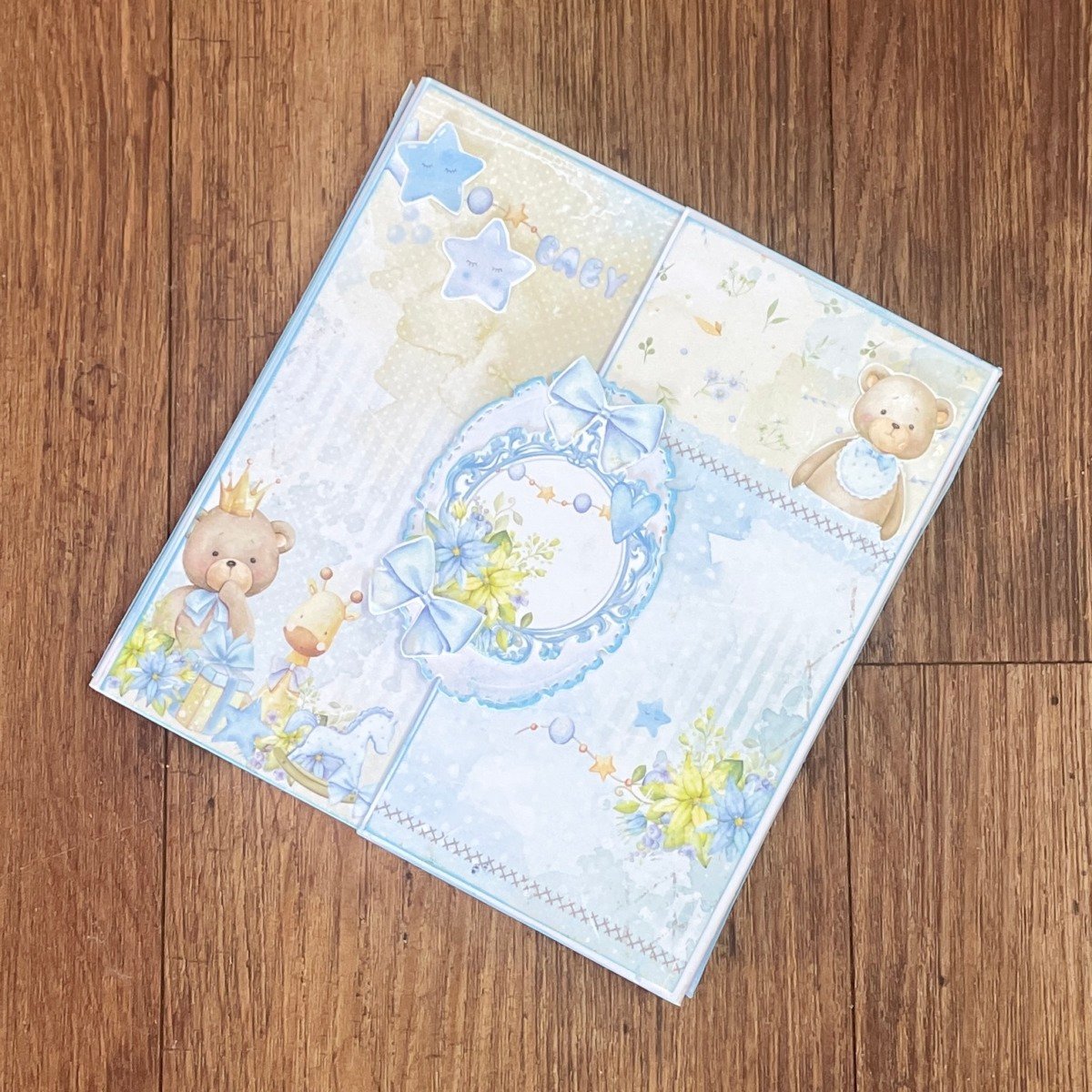 "BABY BOY" ~ Scrapbooked Photo Album by Janet O'Connor