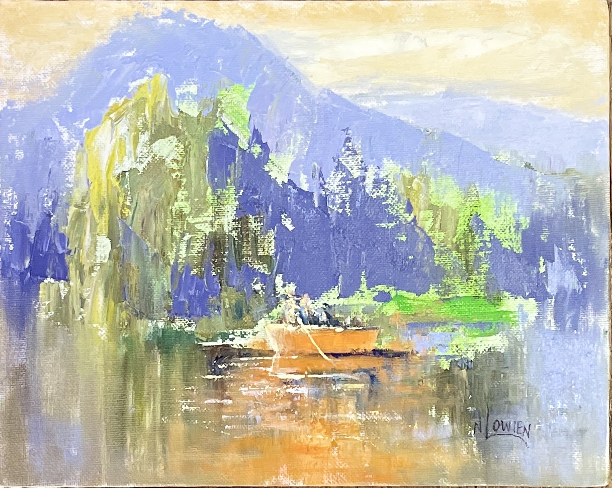 "CANOE" ~ Original Oil Painting by Noela Lowien - Image 3