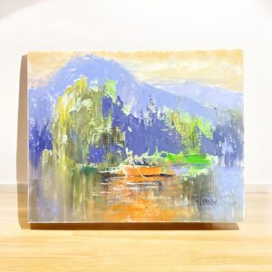 "CANOE" ~ Original Oil Painting by Noela Lowien