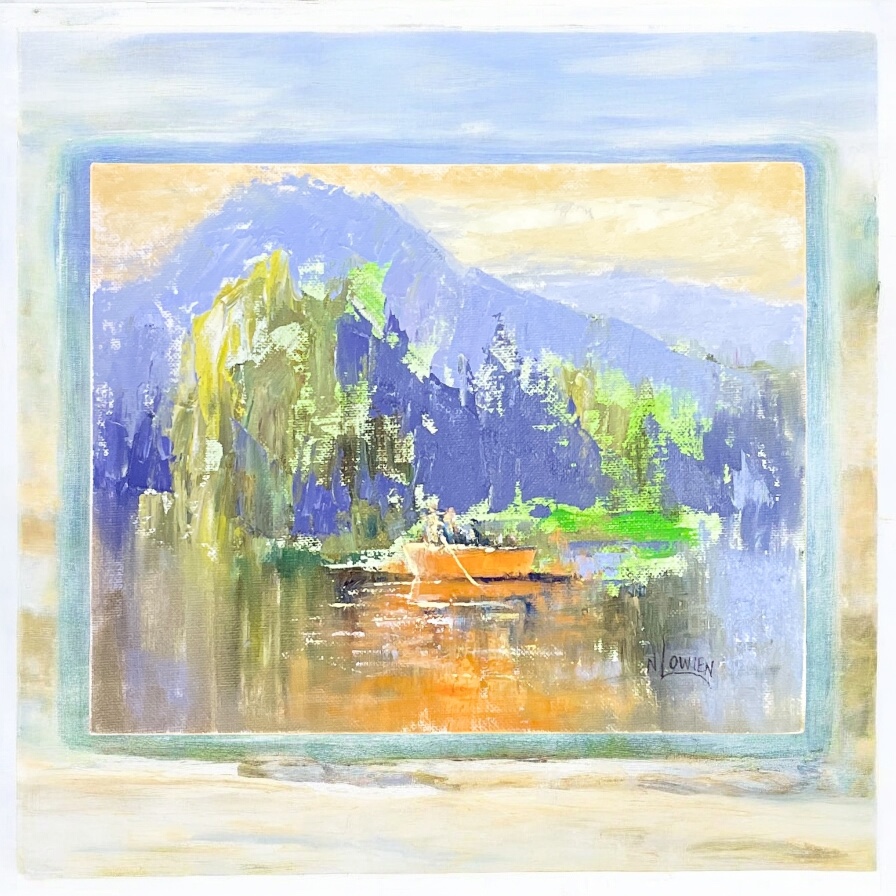 "CANOE" ~ Original Oil Painting by Noela Lowien - Image 2