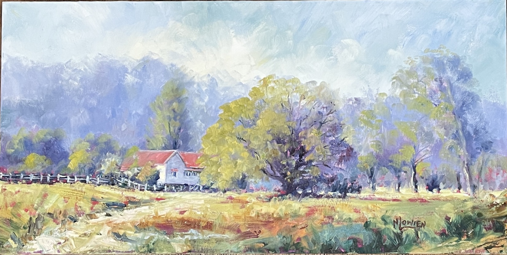 "MONSIDALE MIST" ~ Original Oil Painting by Noela Lowien - Image 4