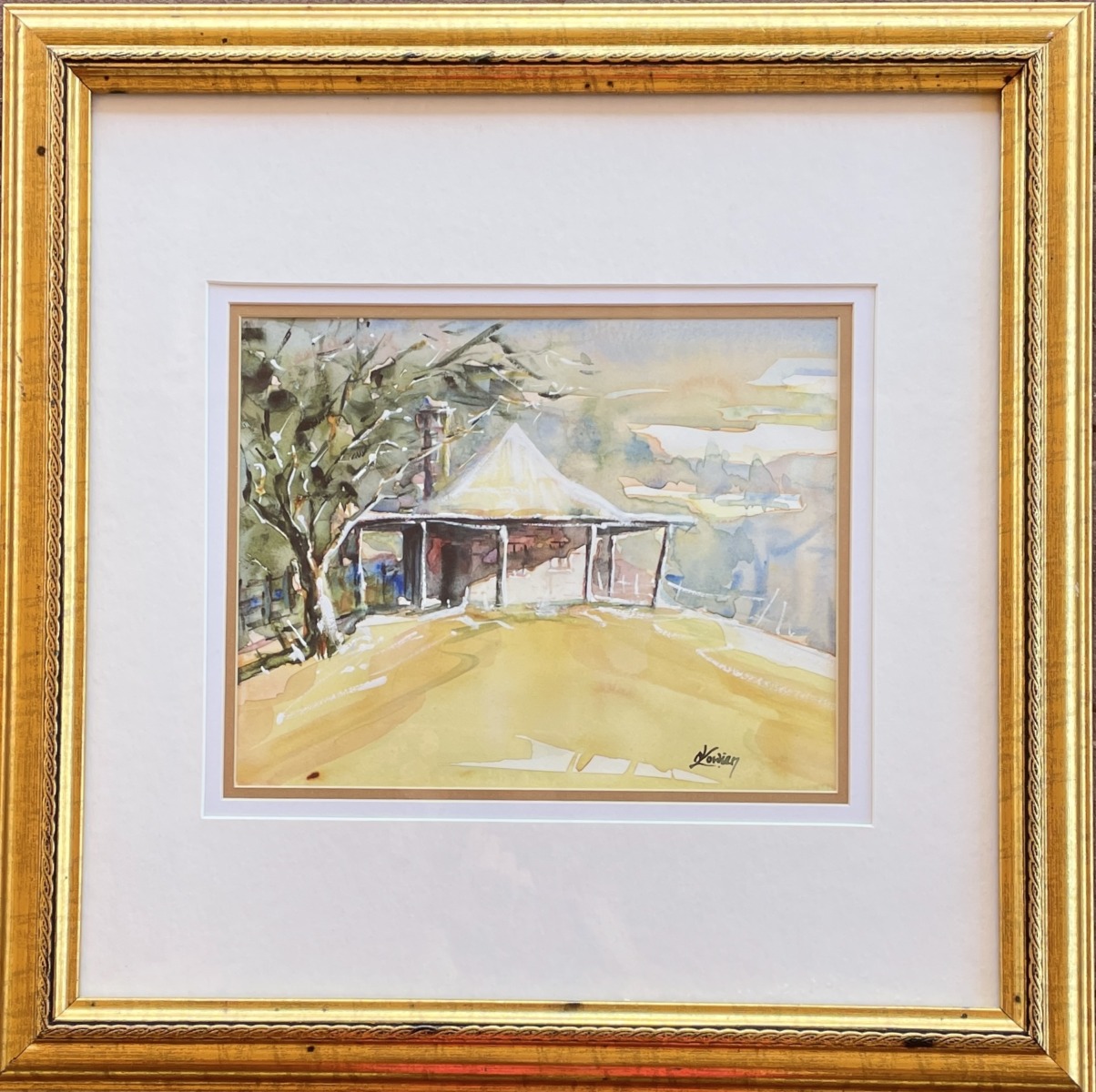 "HUT ON THE HILL" ~ Original Watercolour Painting by Noela Lowien - Image 5