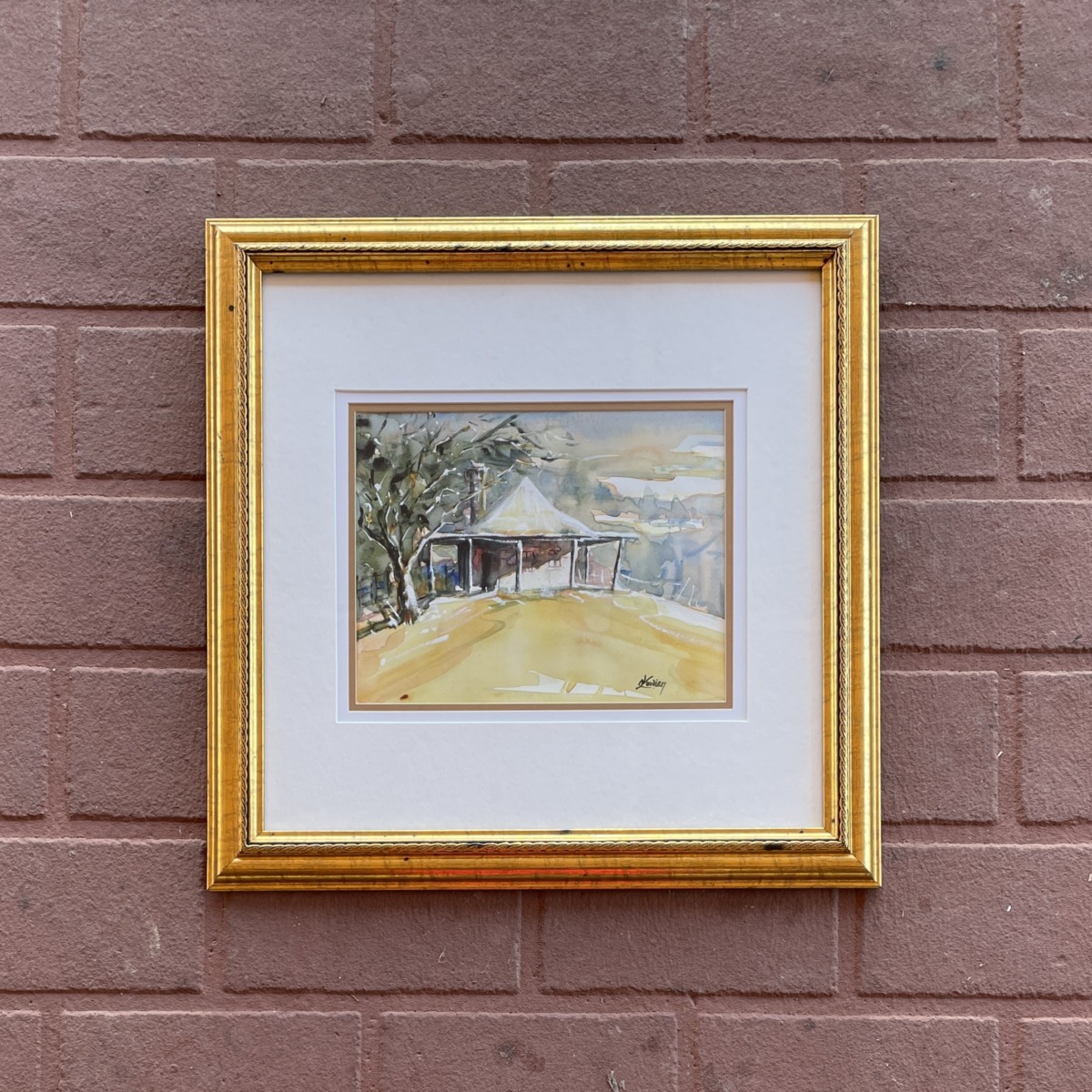 "HUT ON THE HILL" ~ Original Watercolour Painting by Noela Lowien - Image 4