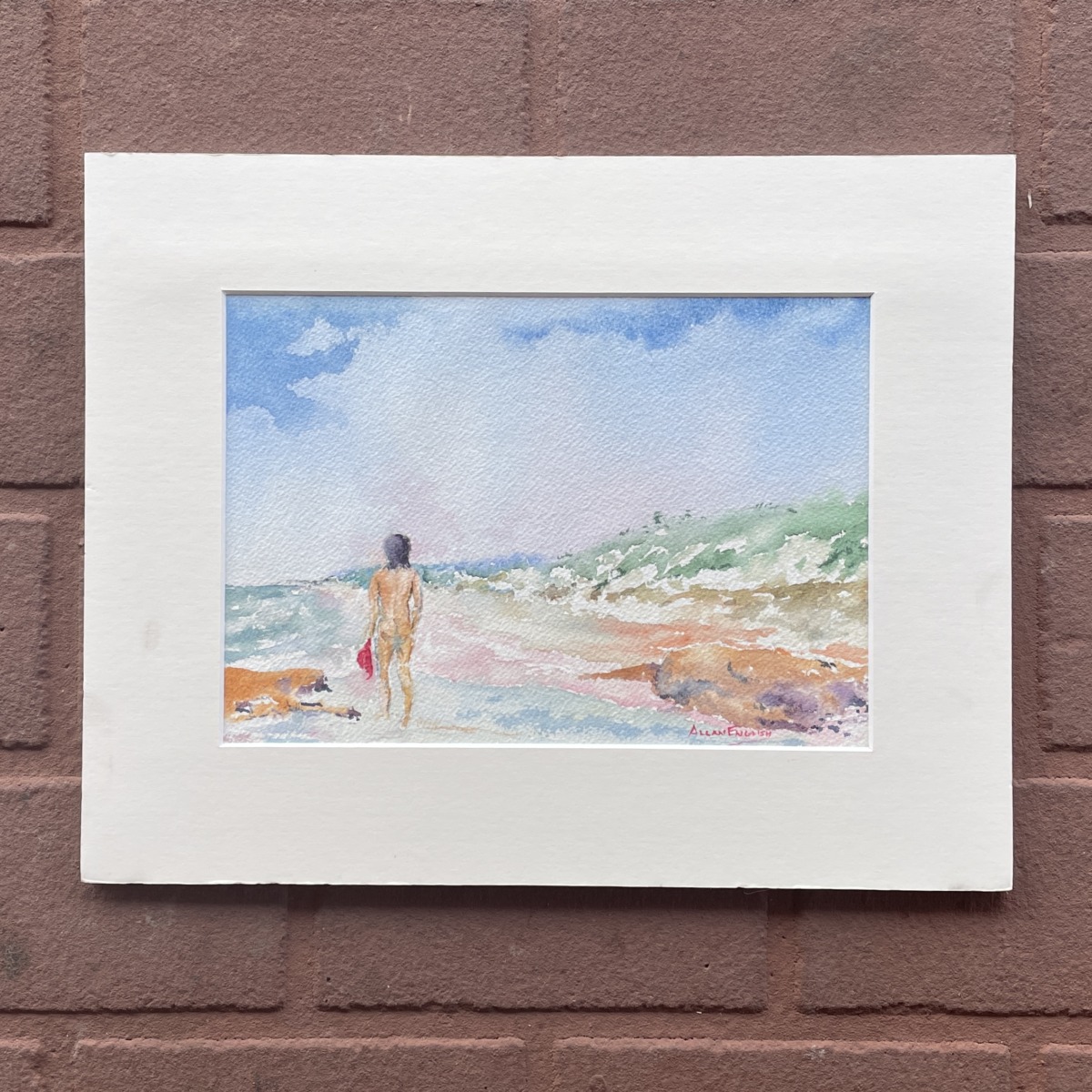 "PERFECT DAY - ANGOURIE" ~ Original Watercolour Painting by Allan English - Image 5