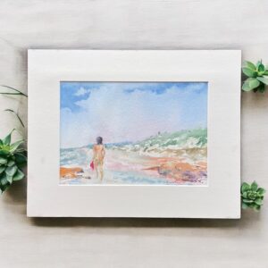 "PERFECT DAY - ANGOURIE" ~ Original Watercolour Painting by Allan English