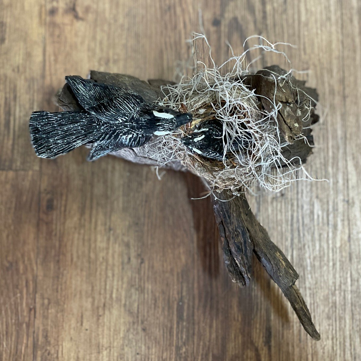 "WILLY WAGTAIL ON NEST" ~ Handmade Pottery by Jenny Shergold - Image 5
