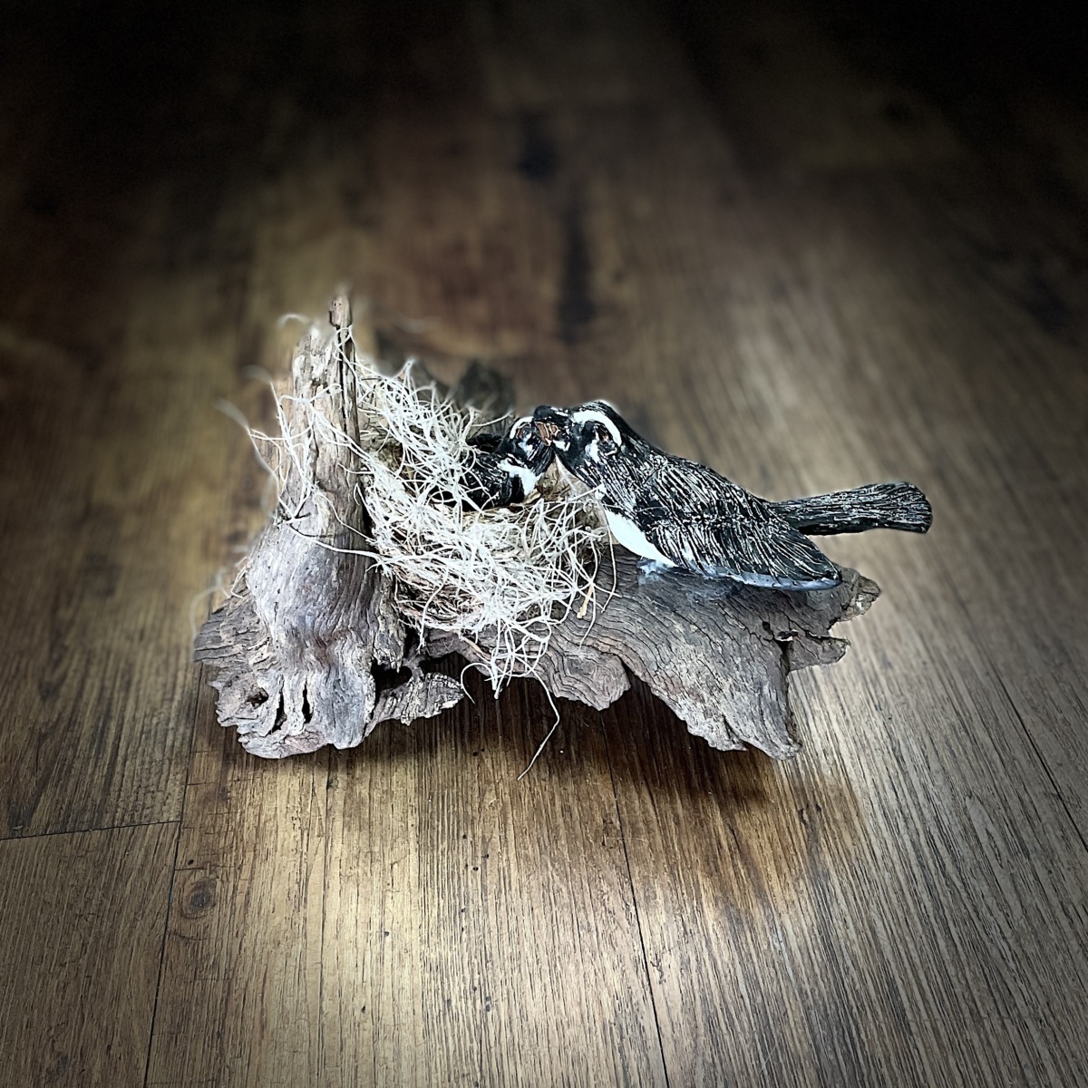 "WILLY WAGTAIL ON NEST" ~ Handmade Pottery by Jenny Shergold - Image 3