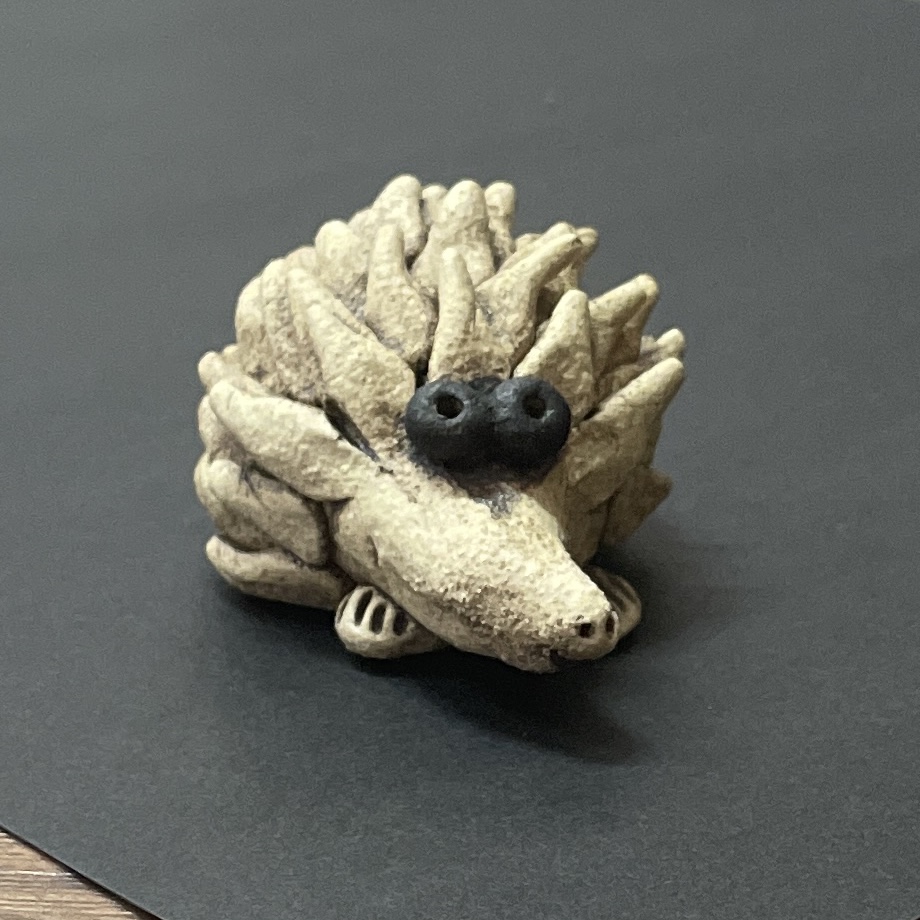 "ECHIDNA" Hand Made Miniature Pottery Sculpture - #32 - Image 4
