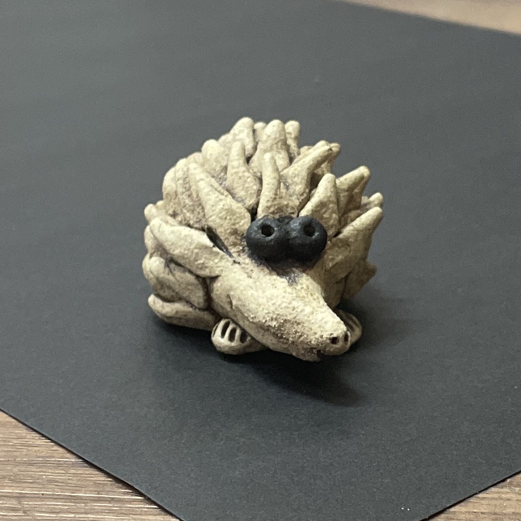 "ECHIDNA" Hand Made Miniature Pottery Sculpture - #32 - Image 3