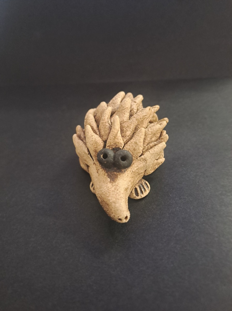 "ECHIDNA" Hand Made Miniature Pottery Sculpture - #32