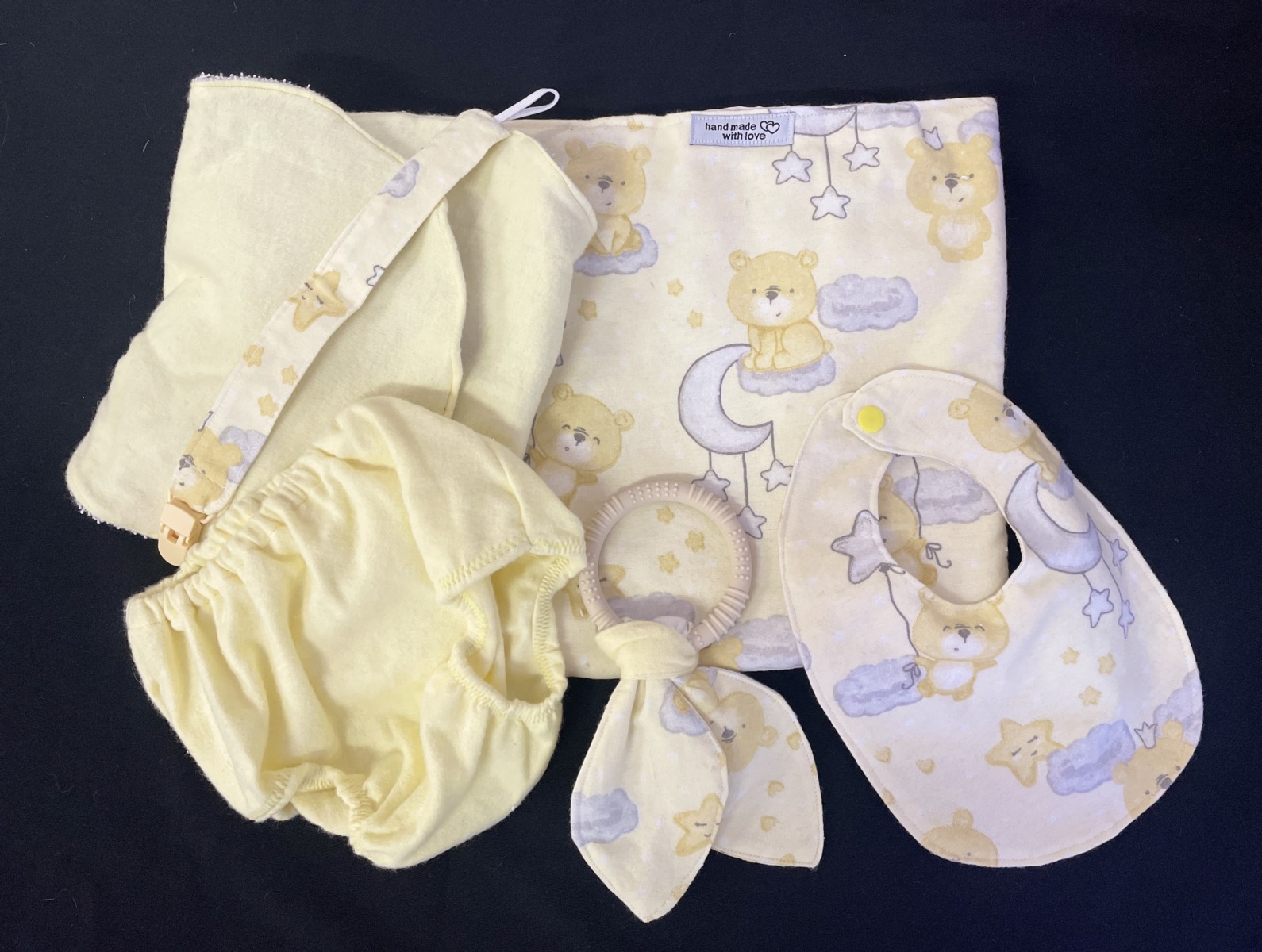 "6 PIECE ESSENTIAL BABY SET" ~ Handmade by Wendy Thompson