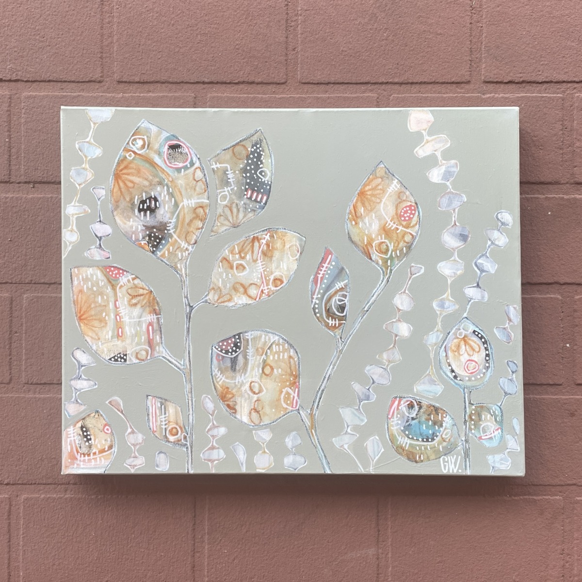 "FOREST FRAGMENTS #2" ~ Original Mixed Media Painting by Gaye Wright - Image 5