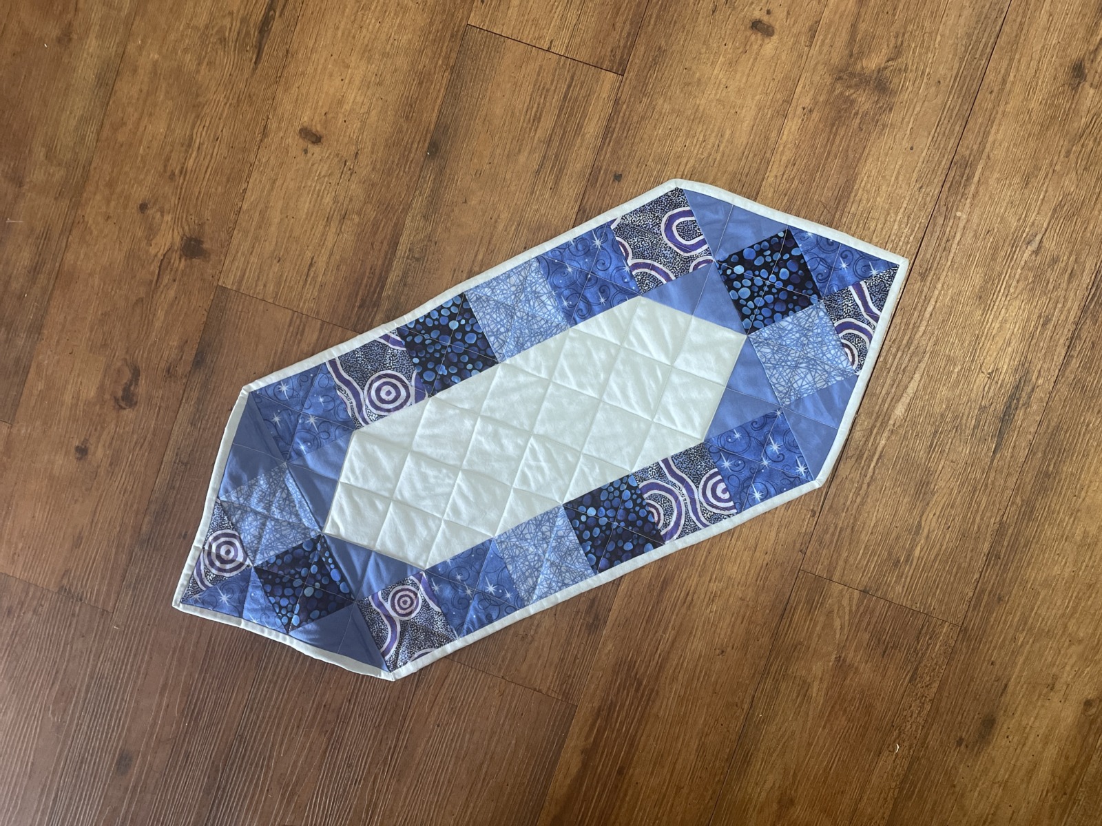 "TABLE RUNNER & PLACEMAT SET" ~ Blue with Indigenous by Kath Kingston - Image 4