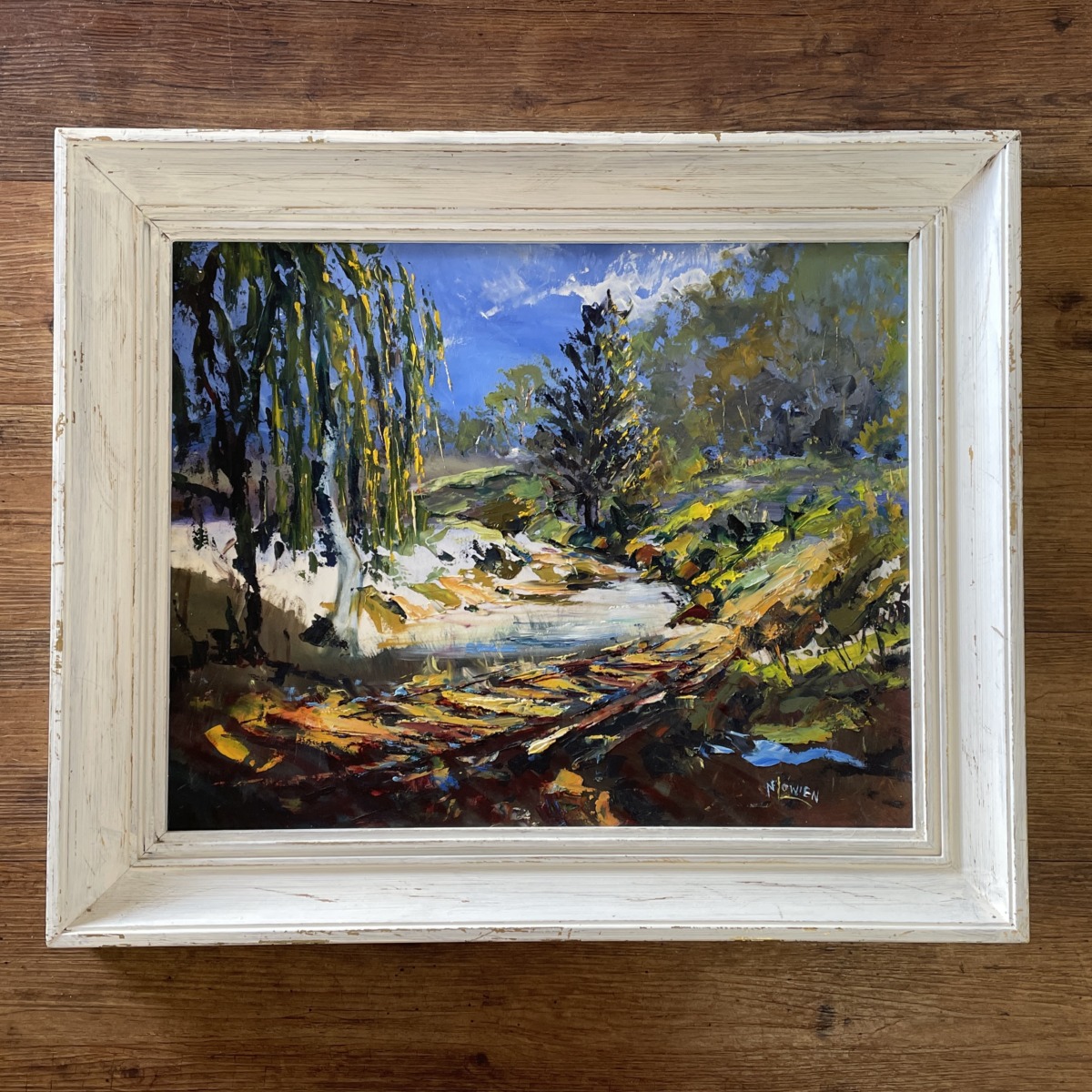 "SANDY CROSSING" ~ Original Oil Painting by Noela Lowien - Image 6