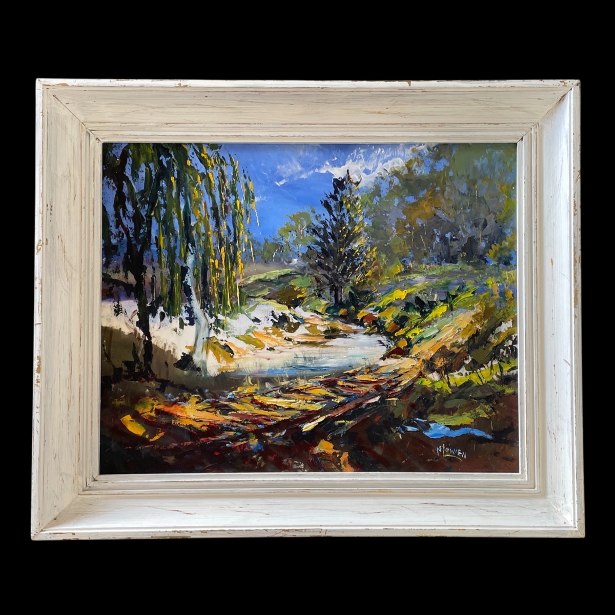 "SANDY CROSSING" ~ Original Oil Painting by Noela Lowien