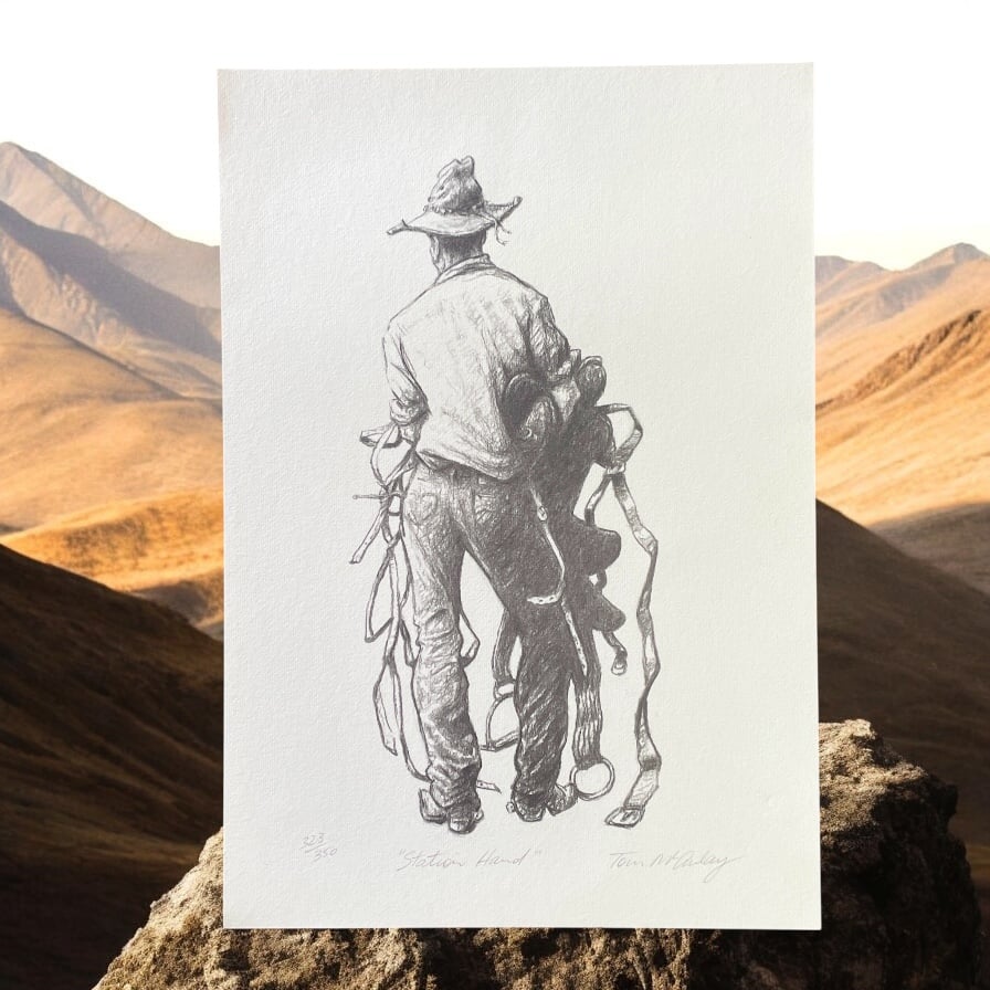 "THE STOCKMAN SERIES" ~ Four Limited Edition Prints by Tom McAulay - Image 4
