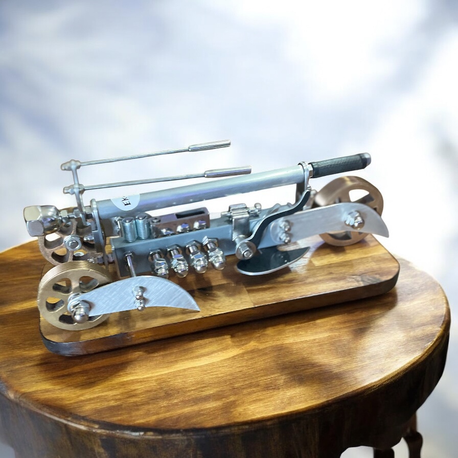 "CUSTOM CYCLE CAR" Metal & Timber Sculpture by Clayton James