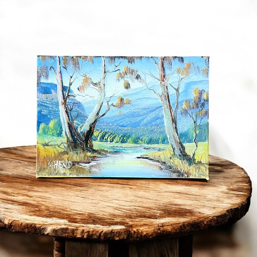 "SENTINEL GUMS" ~ Original Oil Painting by Sue Hend-Russell