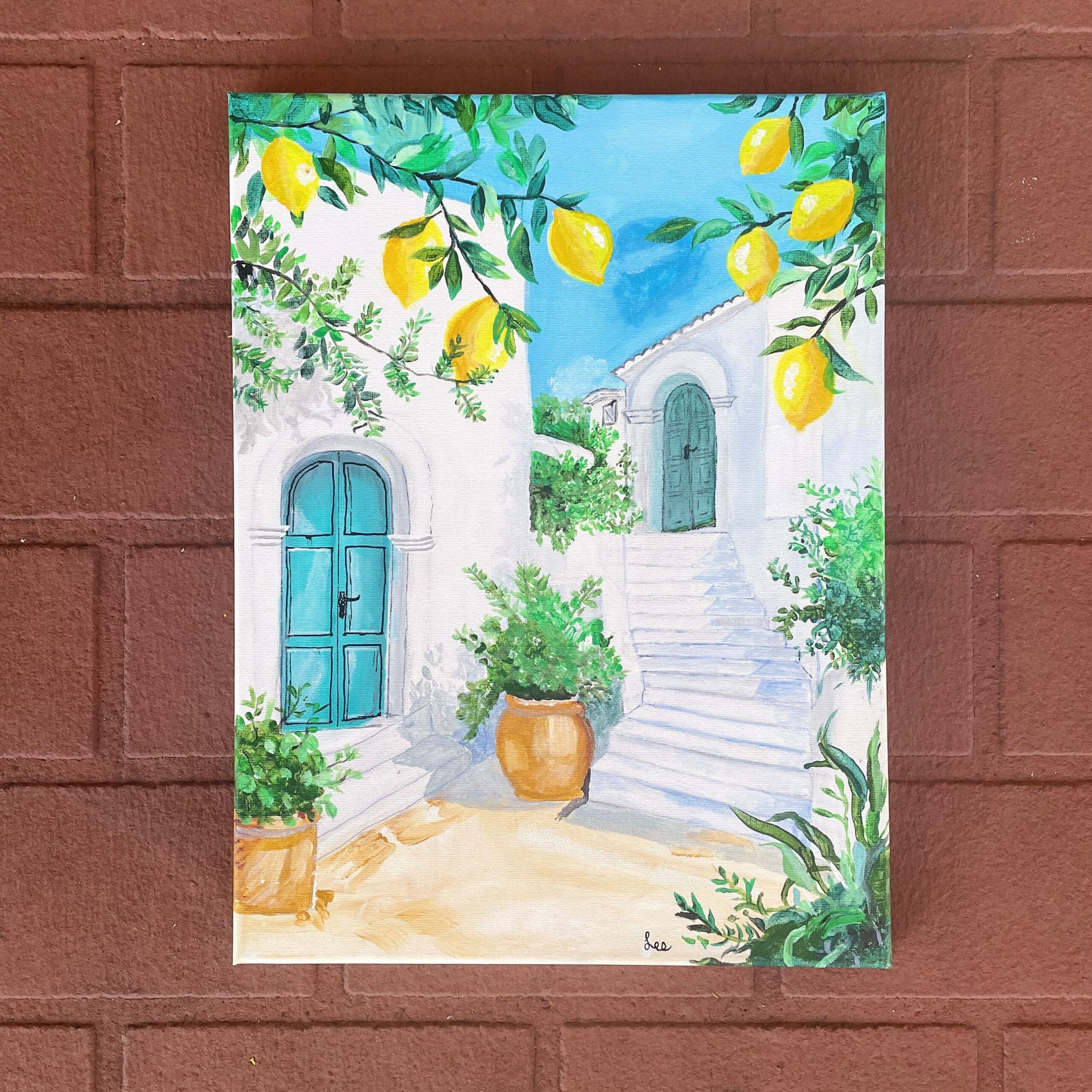 "MEDITERRANEAN MAGIC" ~ Original Acrylic Painting by Lee Stewart - Image 6