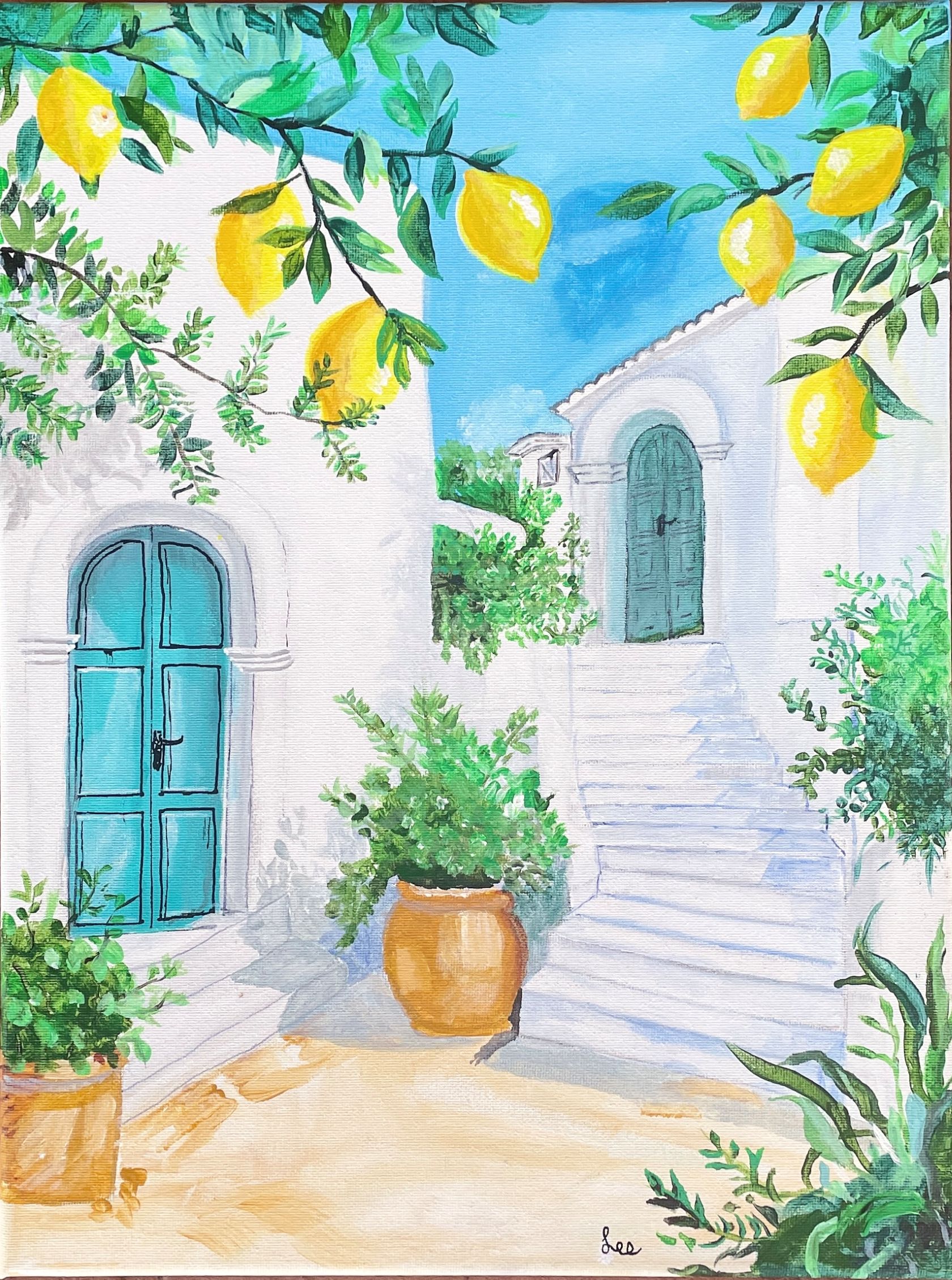 "MEDITERRANEAN MAGIC" ~ Original Acrylic Painting by Lee Stewart - Image 5