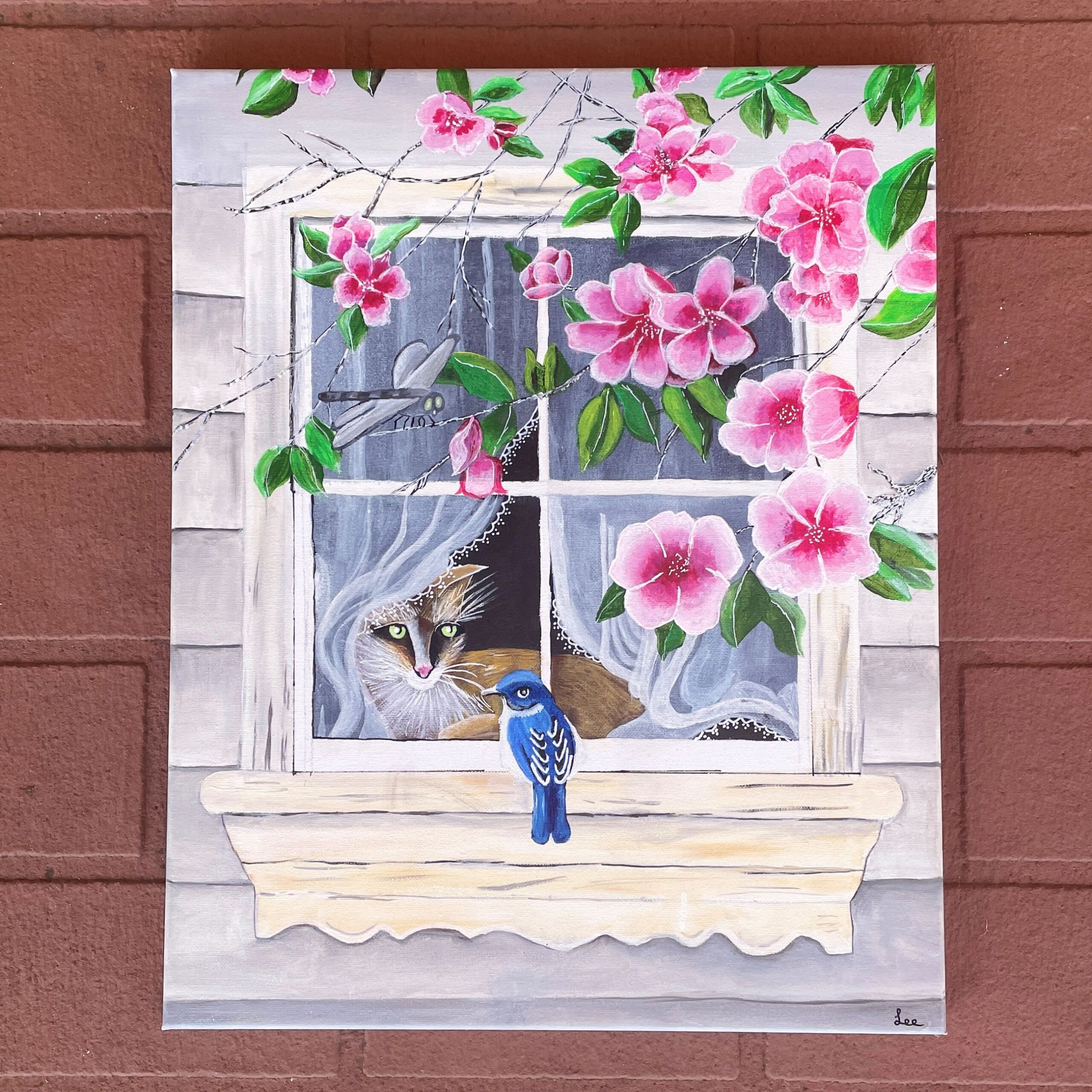 "IF ONLY" ~ Original Acrylic Painting by Lee Stewart - Image 6