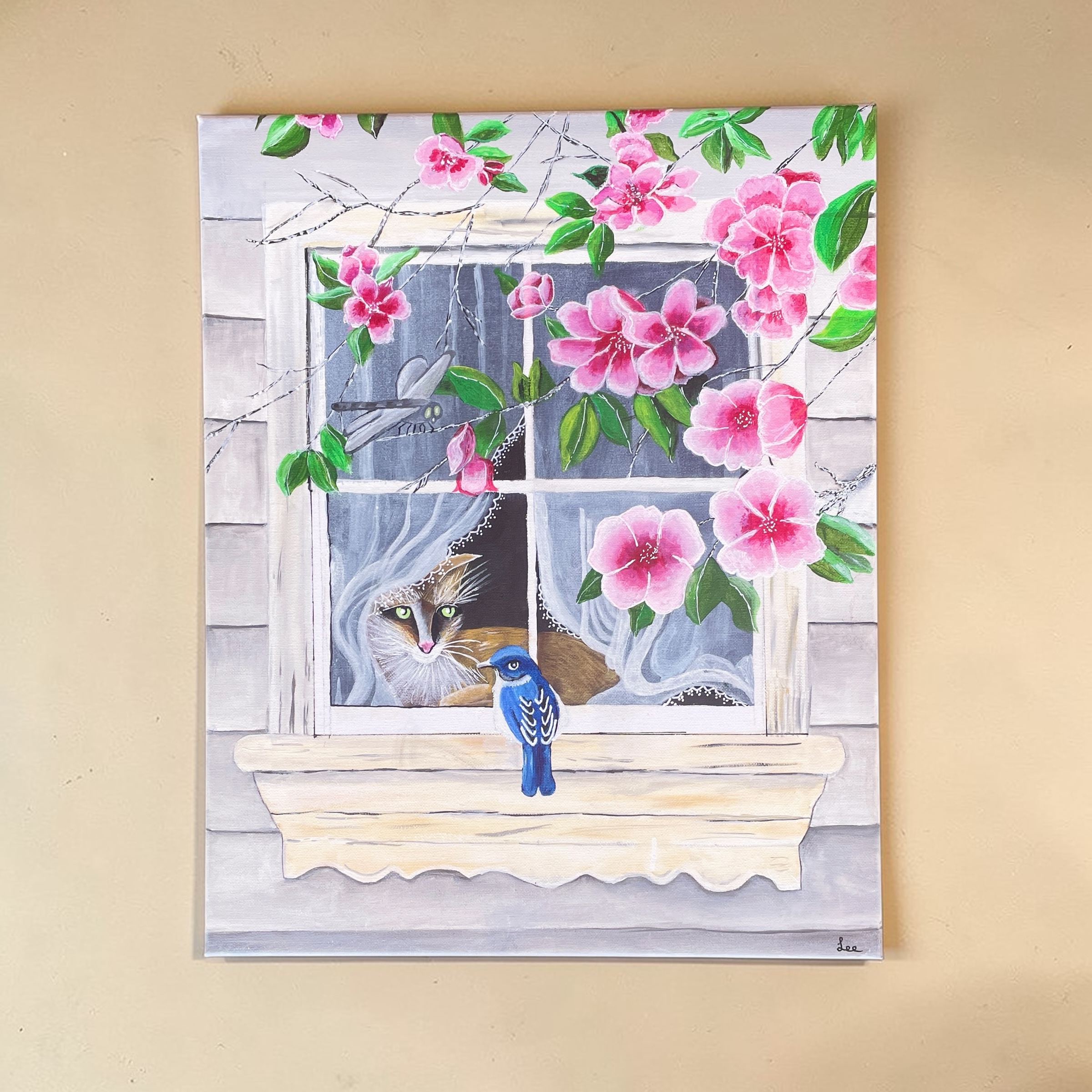 "IF ONLY" ~ Original Acrylic Painting by Lee Stewart - Image 3