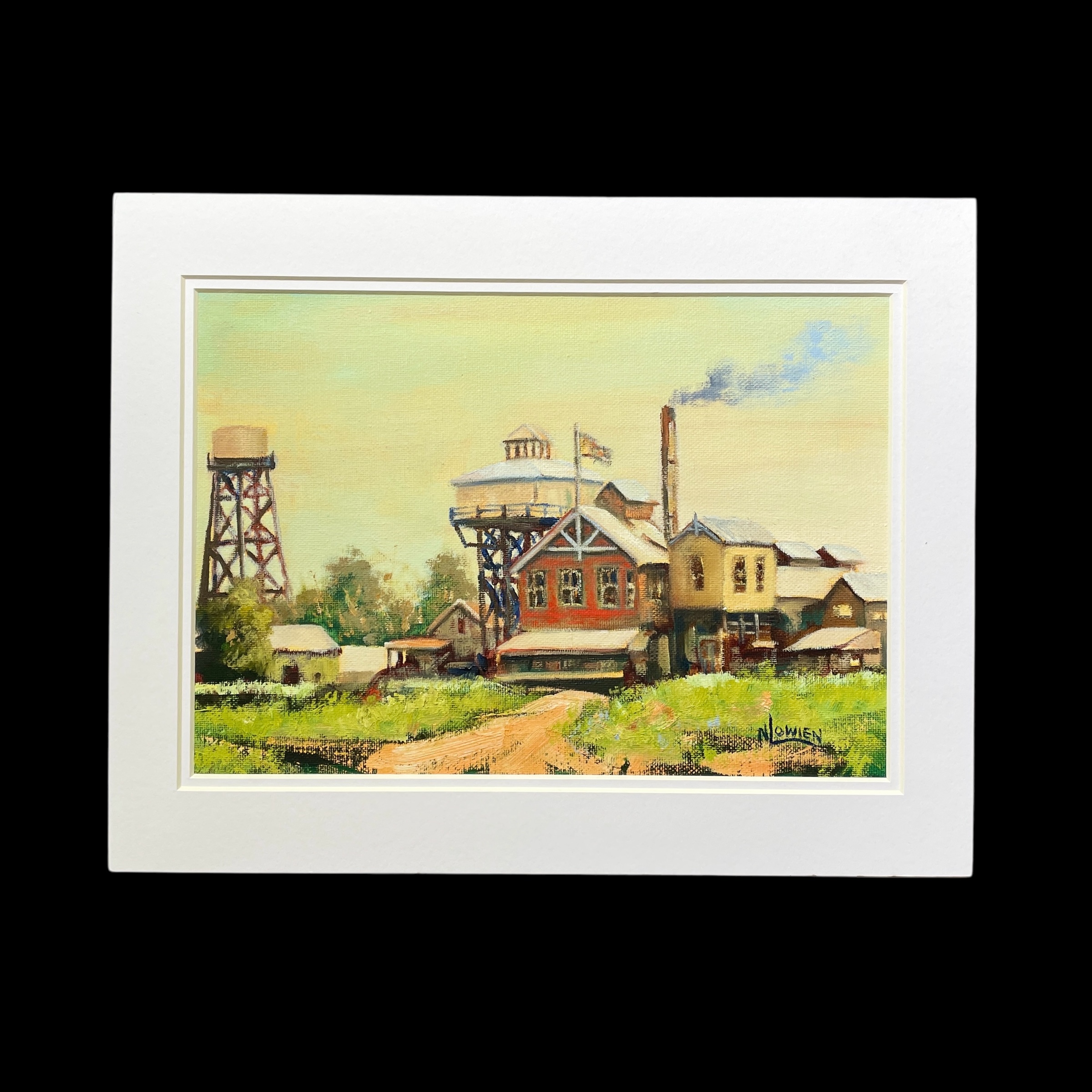 "FACTORY DAYS" ~ Original Oil Painting by Noela Lowien - Image 5