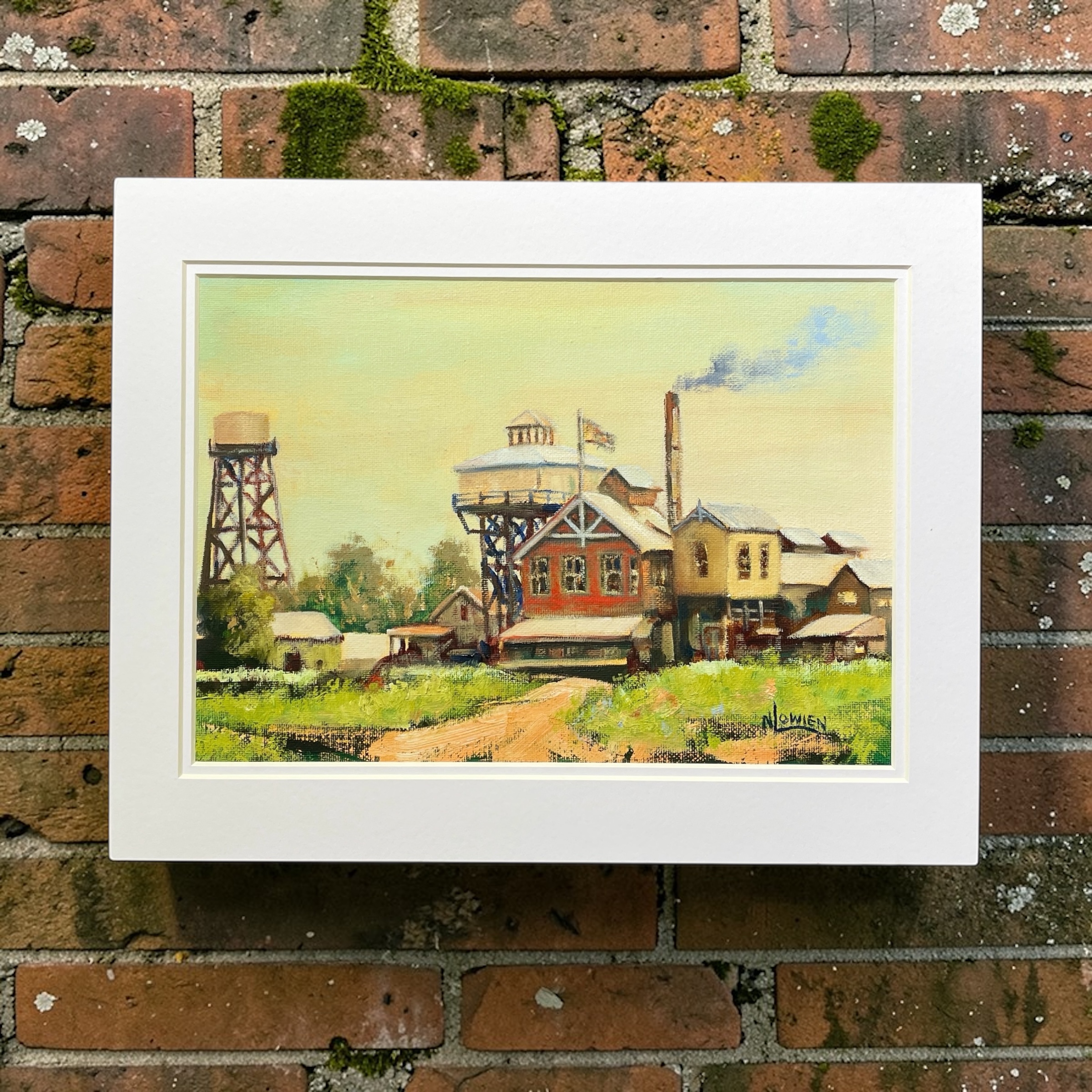 "FACTORY DAYS" ~ Original Oil Painting by Noela Lowien - Image 6