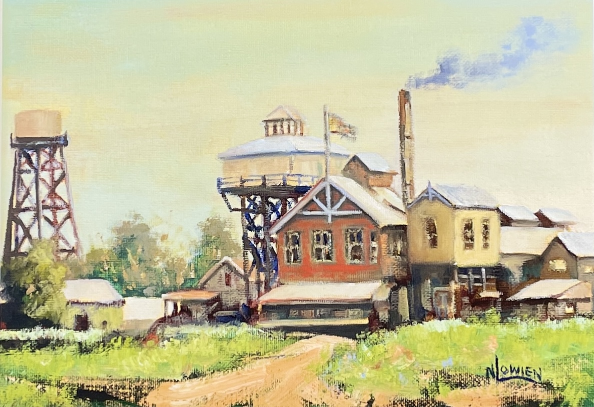 "FACTORY DAYS" ~ Original Oil Painting by Noela Lowien - Image 8