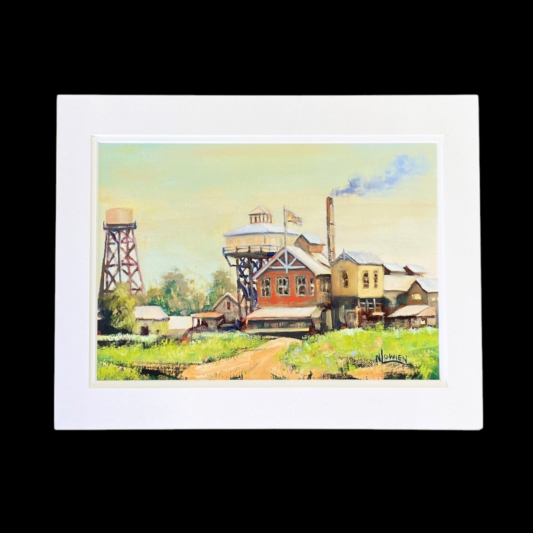 "FACTORY DAYS" ~ Original Oil Painting by Noela Lowien - Image 10
