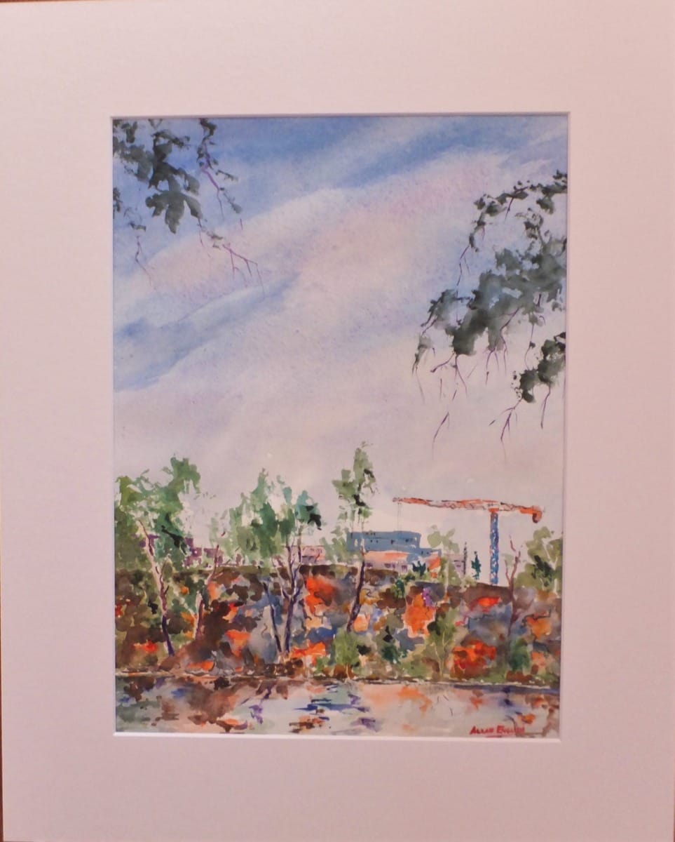 "OLD MEETS NEW - SHOALHAVEN NSW" ~ Original Watercolour Painting by Allan English - Image 2