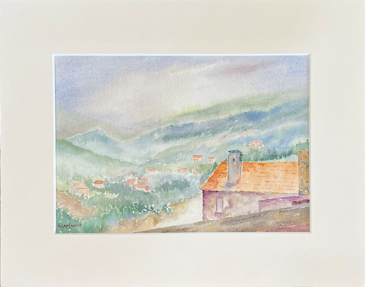 "SOITO - PORTUGAL" ~ Original Watercolour Painting by Allan English - Image 2