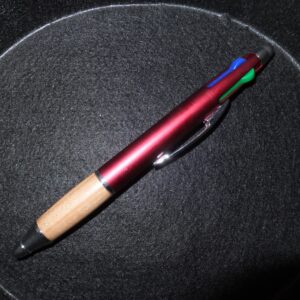 "FOUR COLOUR PEN" ~ Hand Crafted in Olive Timber by Stephen Youngberry