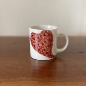 "FORGET-ME-NOTS SMALL CHINA MUG" ~ Hand Painted by Carol Blacklock