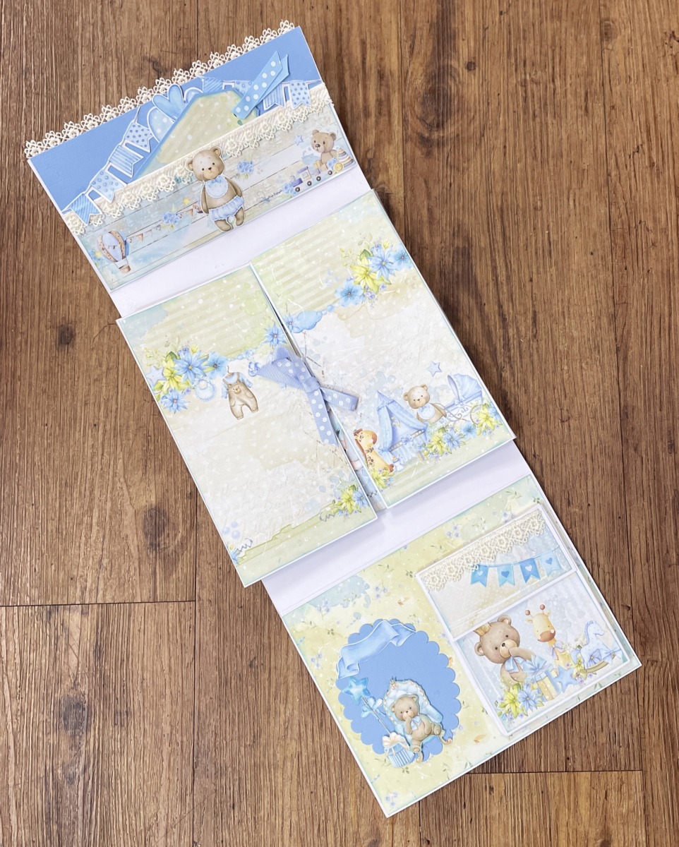 "IT'S A BOY!" ~ Scrapbooked Photo Album by Janet O'Connor - Image 2
